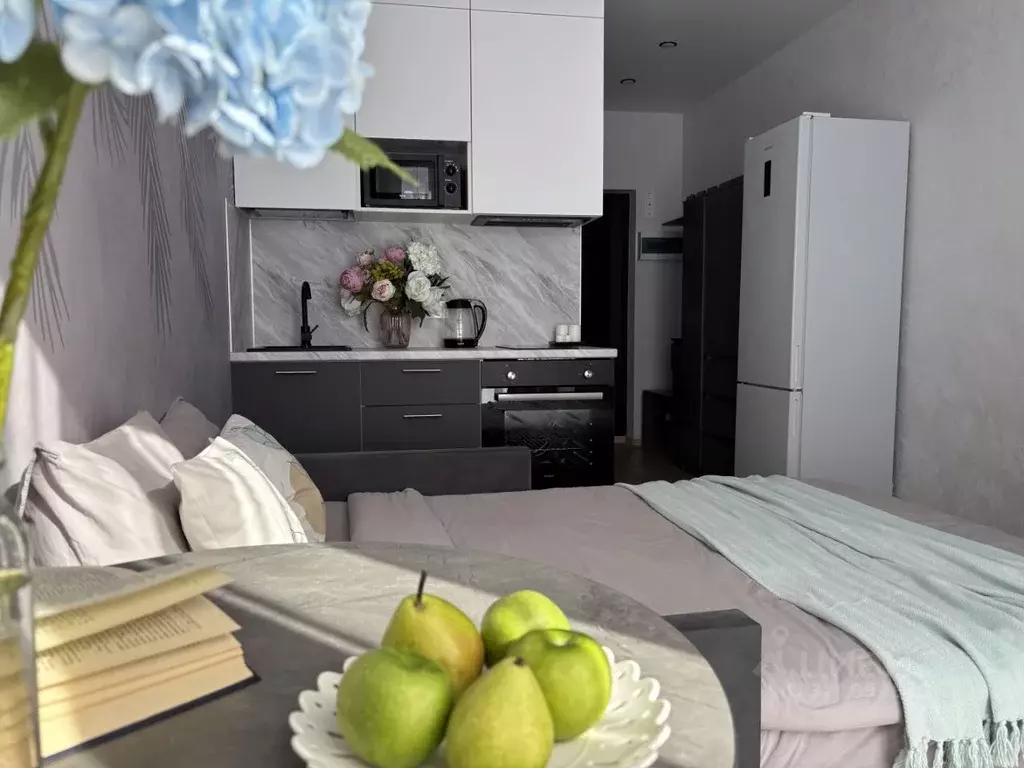 Студия Краснодарский край, Сочи Бытха мкр, ул. Ясногорская, 16/6к6 ... - Фото 1