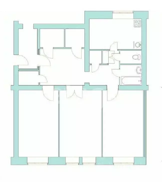 3-к кв. Челябинская область, Озерск Советская ул., 34 (99.2 м) - Фото 2