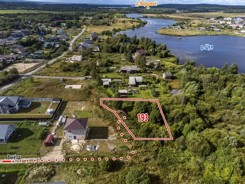 Участок в Карелия, Прионежский район, пос. Шуя ул. Полевая (15.0 сот.) - Фото 2