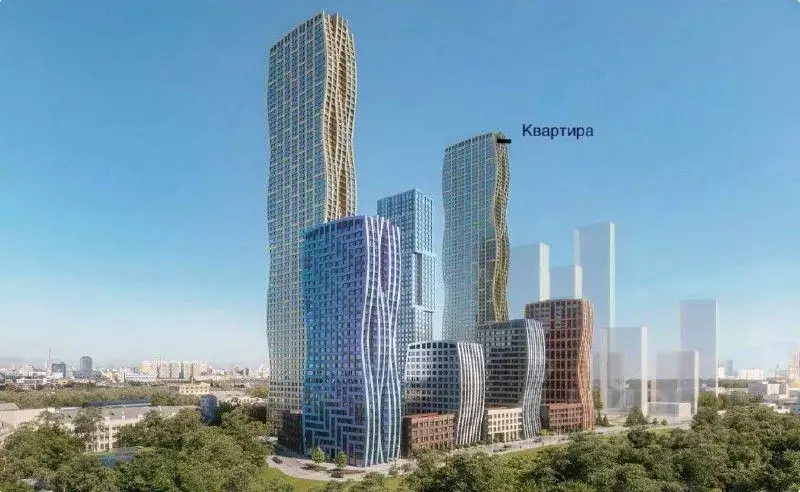 3-к кв. Москва Левел Южнопортовая жилой комплекс, 3 (72.2 м) - Фото 0