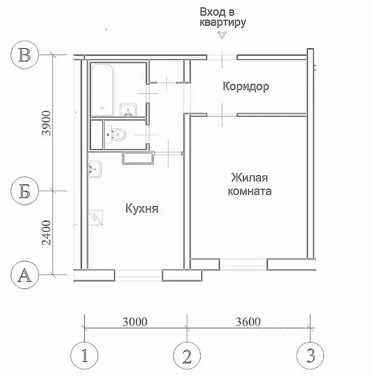 1-к кв. Москва Ленинградское ш., 108к1 (35.7 м) - Фото 2