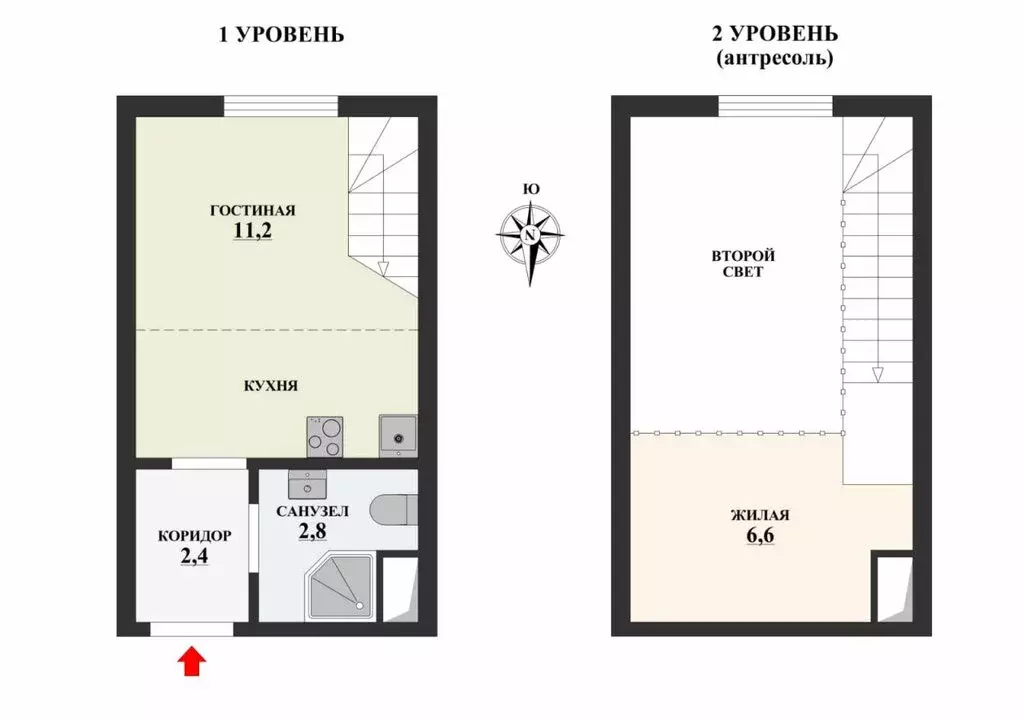 1-комнатная квартира: Екатеринбург, улица Евгения Савкова, 46 (23 м) - Фото 0