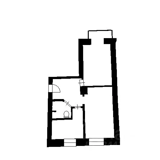 2-к кв. Москва Кутузовский проезд, 4 (56.3 м) - Фото 2