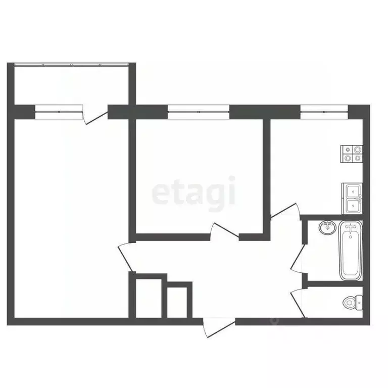 2-к кв. Ярославская область, Ярославль ул. Александра Невского, 9 ... - Фото 2