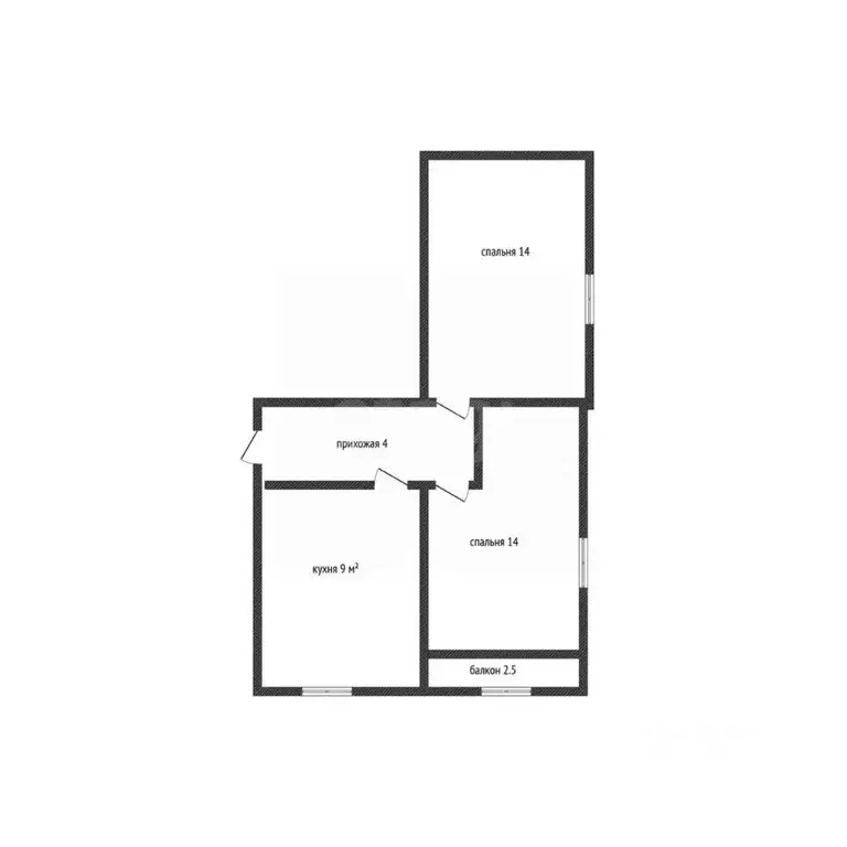 2-к кв. Адыгея, Майкоп ул. 12 Марта, 134К2 (53.0 м) - Фото 1