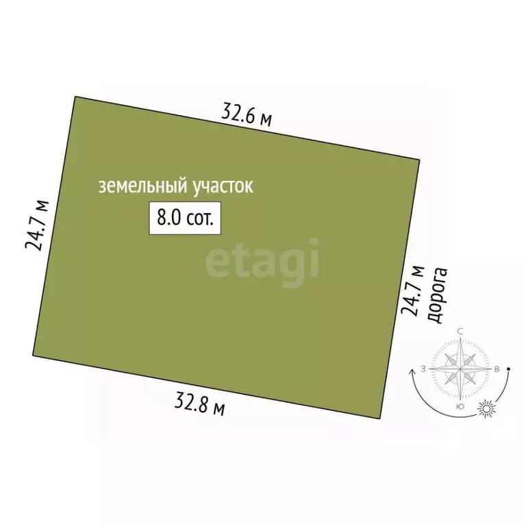 Участок в Севастополь Красный Октябрь КСП,  (7.79 сот.) - Фото 2