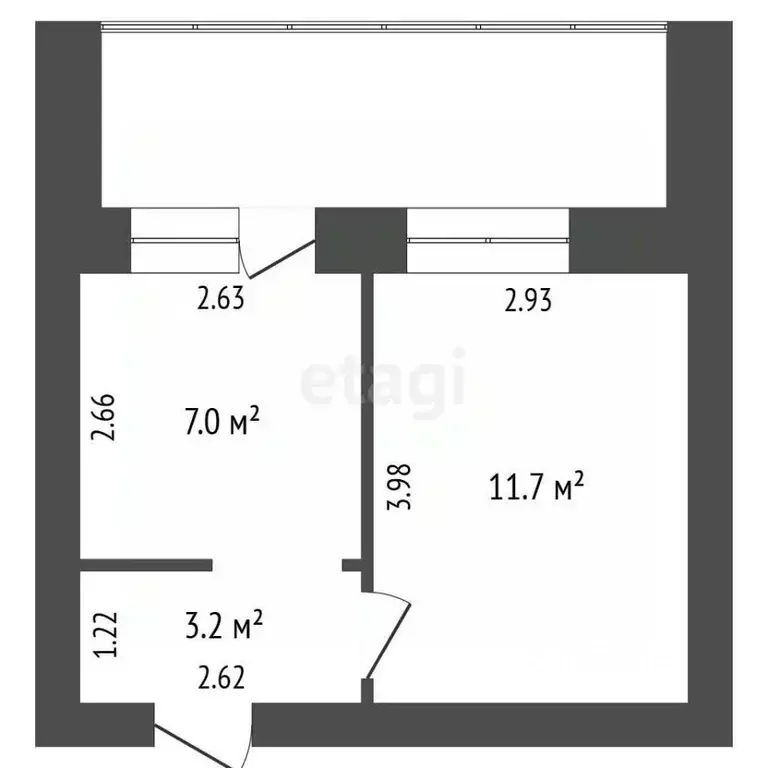 Комната Хабаровский край, Хабаровск Хабаровская ул., 4 (21.9 м) - Фото 2