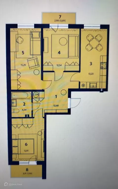 Продаётся 3-к квартира, 73.7 м - Фото 0