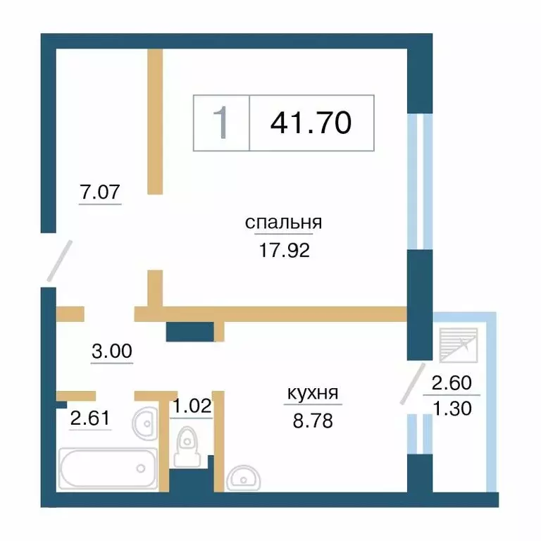 1-комнатная квартира: Красноярск, микрорайон Нанжуль-Солнечный, ... - Фото 0