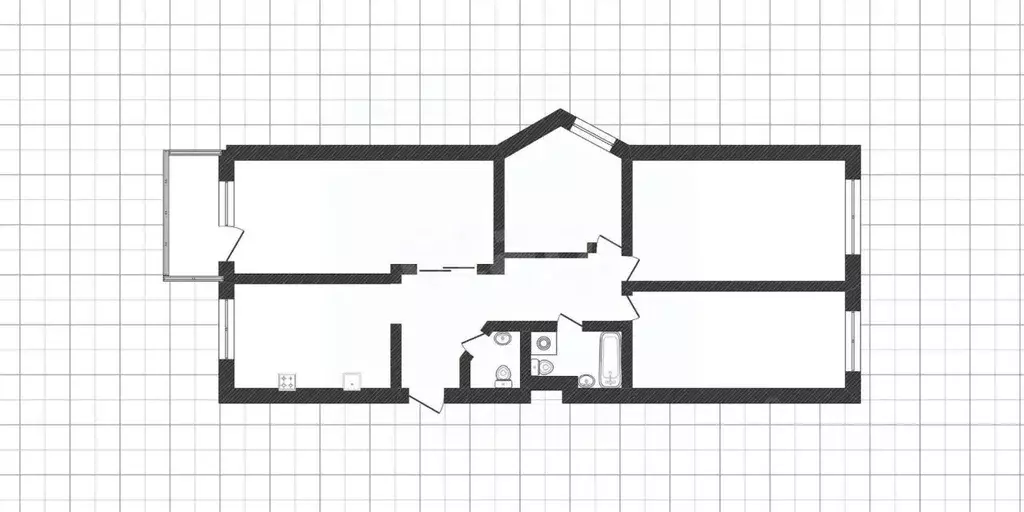 3-к кв. Смоленская область, Смоленск ул. Нахимова, 2 (100.0 м) - Фото 2