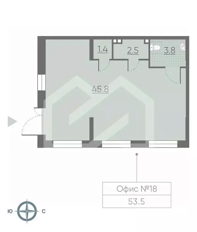 Торговая площадь в Москва Производственная ул., 19Ак2 (54 м) - Фото 2