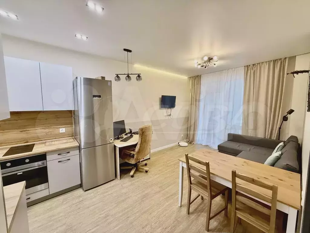 1-к. квартира, 45 м, 3/23 эт. - Фото 1