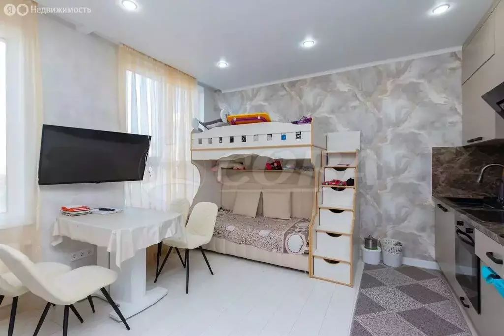 Квартира-студия: Тюмень, Газопромысловая улица, 1к2 (27 м) - Фото 1