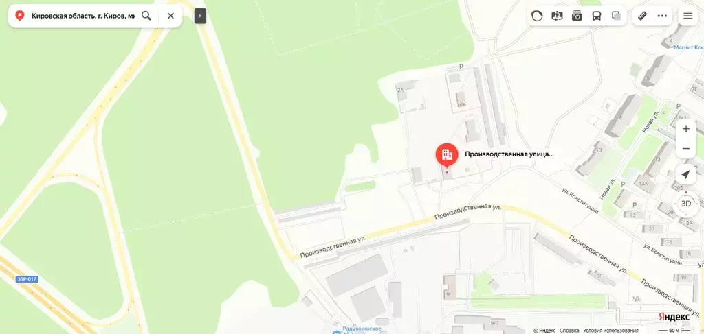 Помещение свободного назначения в Кировская область, Киров Радужный ... - Фото 0