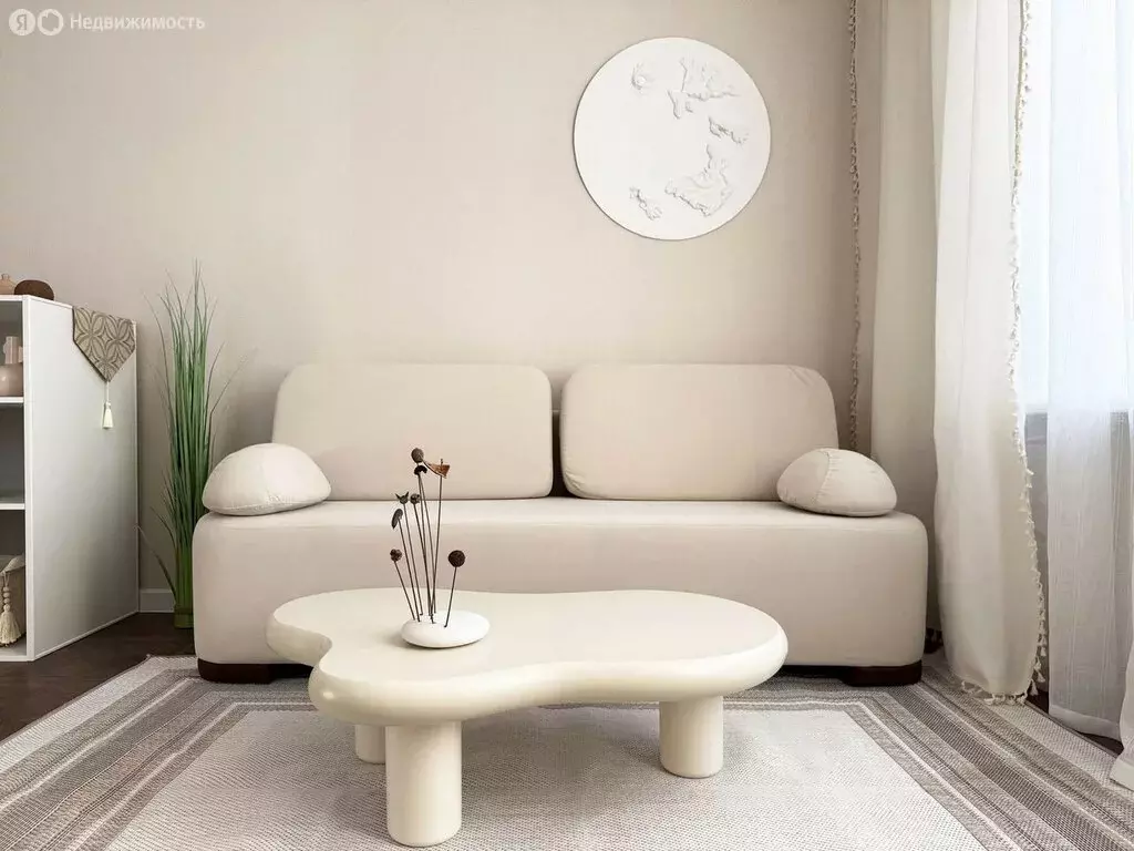 Квартира-студия: Тюмень, Вьюжная улица, 10 (34 м) - Фото 1