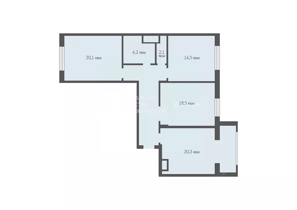 3-к кв. Рязанская область, Рязань Октябрьская ул., 65 (98.9 м) - Фото 2