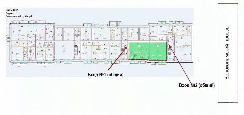 Офис в Москва Волоколамский проезд, 6К2 (95 м) - Фото 2