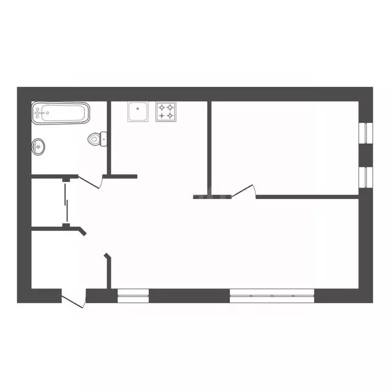 2-к кв. Иркутская область, Иркутский муниципальный округ, д. ... - Фото 2