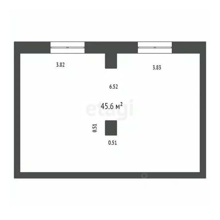 Офис в Красноярский край, Красноярск Дудинская ул., 2Б (45 м) - Фото 1