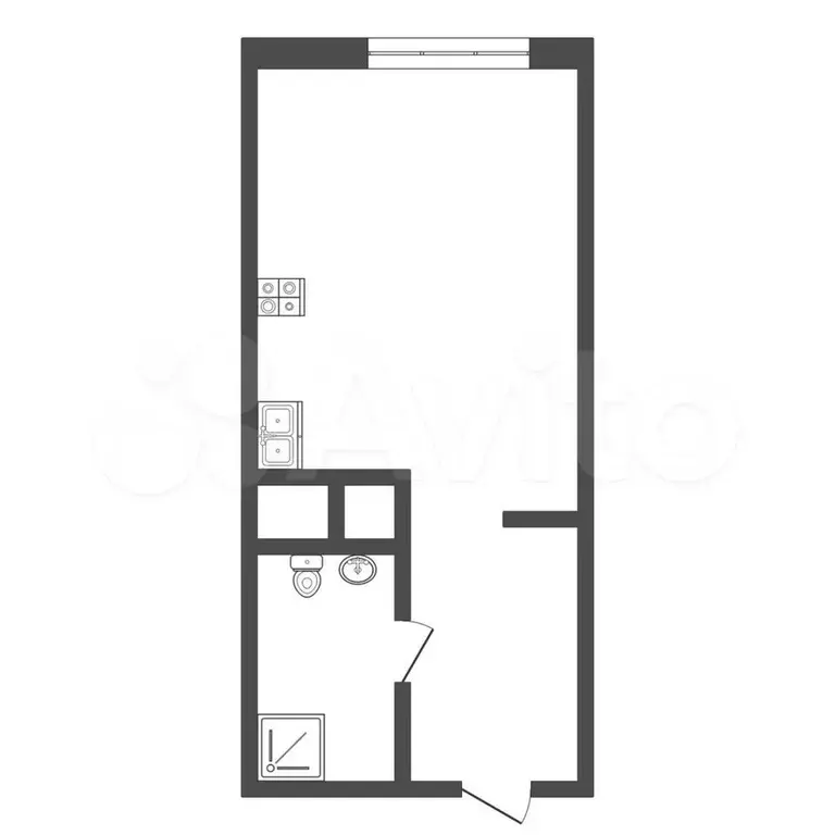 Квартира-студия, 17,8 м, 16/16 эт. - Фото 0