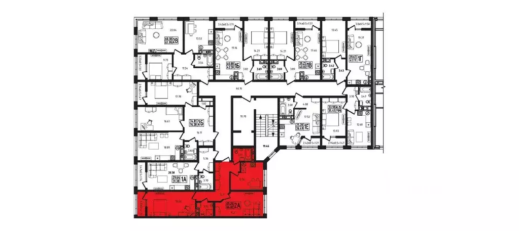 2-к кв. Адыгея, Майкоп  (66.82 м) - Фото 2