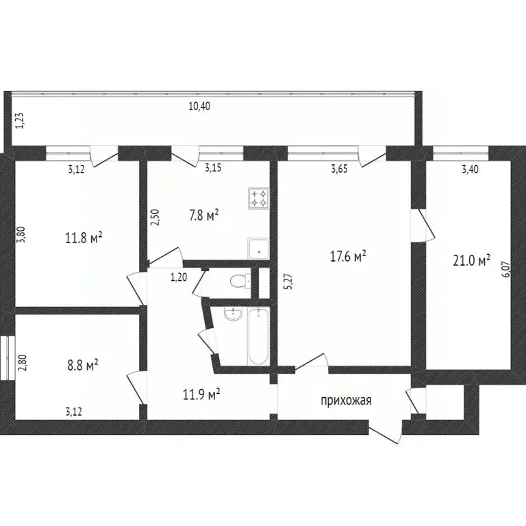 4-к кв. Крым, Ялта муниципальный округ, Отрадное пгт ул. Мориса ... - Фото 1