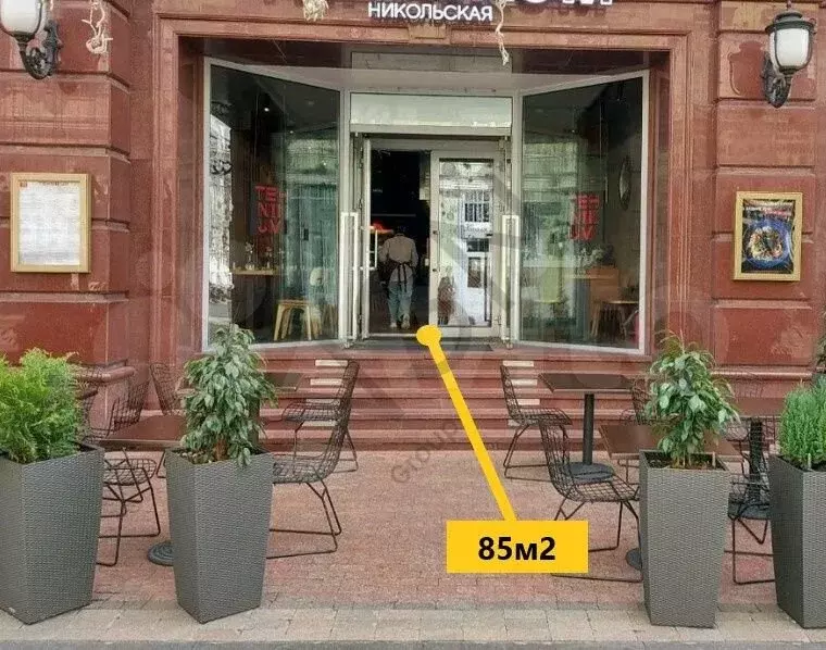 85 м2. 1-я линия, витрины, трафик - Фото 0