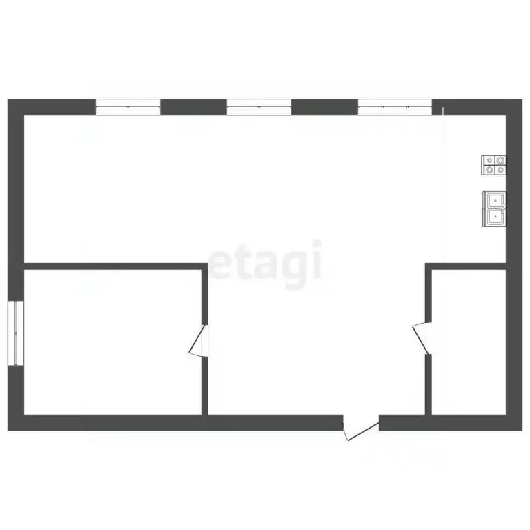 Дом в Ульяновская область, Чердаклинский район, Калмаюрское с/пос, с. ... - Фото 2