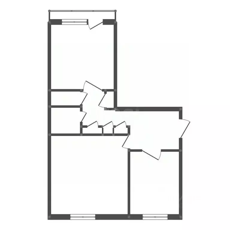 2-к кв. Амурская область, Свободный ул. Малиновского, 79 (54.1 м) - Фото 1