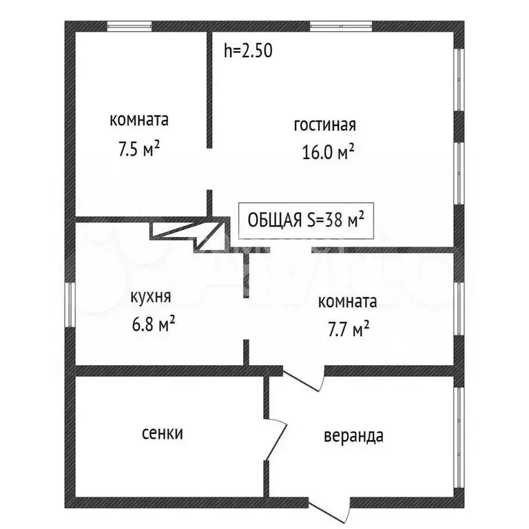 Дом 38 м на участке 26 сот. - Фото 0