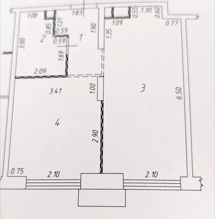 1-к кв. Москва ул. Нижние Мневники, 16к3 (46.2 м) - Фото 1