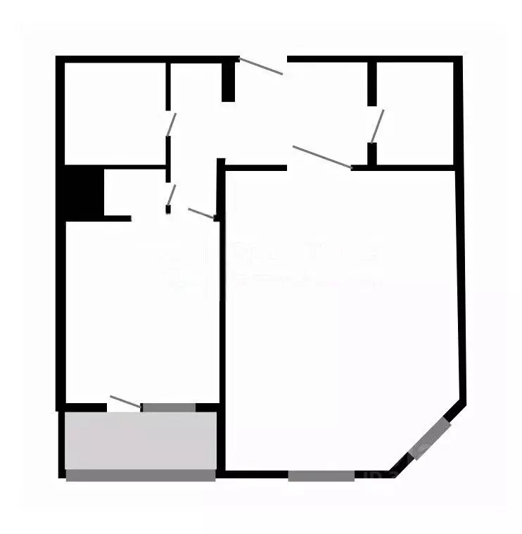 1-к кв. Москва ул. Маршала Савицкого, 26к1 (42.4 м) - Фото 1