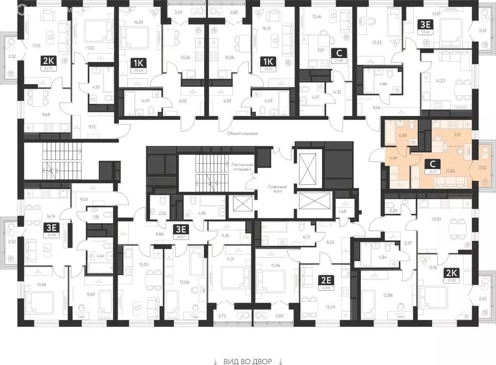 Квартира-студия: Екатеринбург, улица Академика Ландау, 41 (26.17 м) - Фото 2