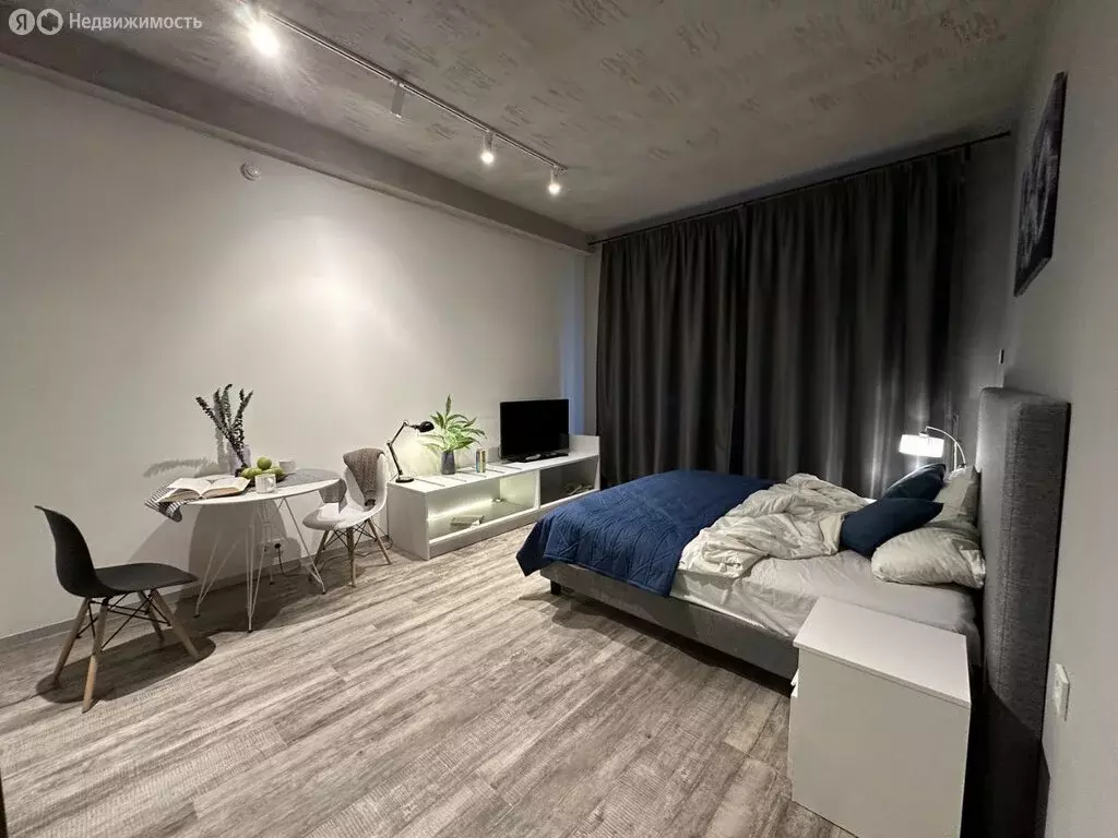 Квартира-студия: Санкт-Петербург, набережная Макарова, 60 (32.5 м) - Фото 1