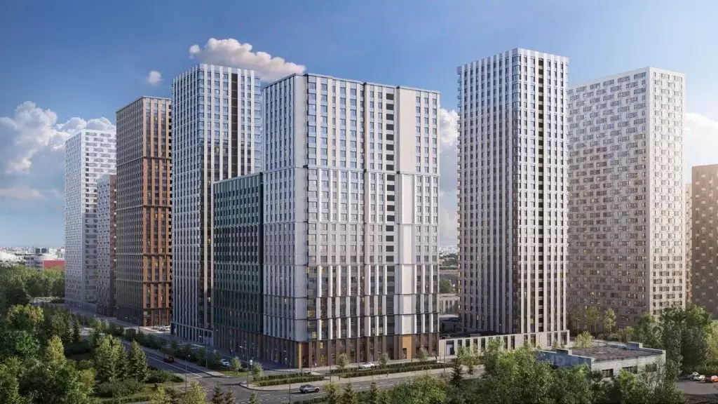 Студия Москва Русич Кантемировский жилой комплекс (25.0 м) - Фото 1