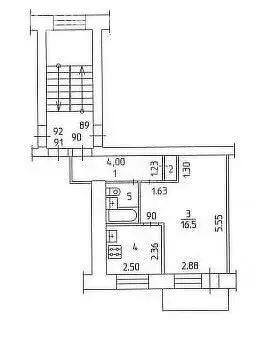 1-комнатная квартира: Березники, Юбилейная улица, 51 (30.8 м) - Фото 0
