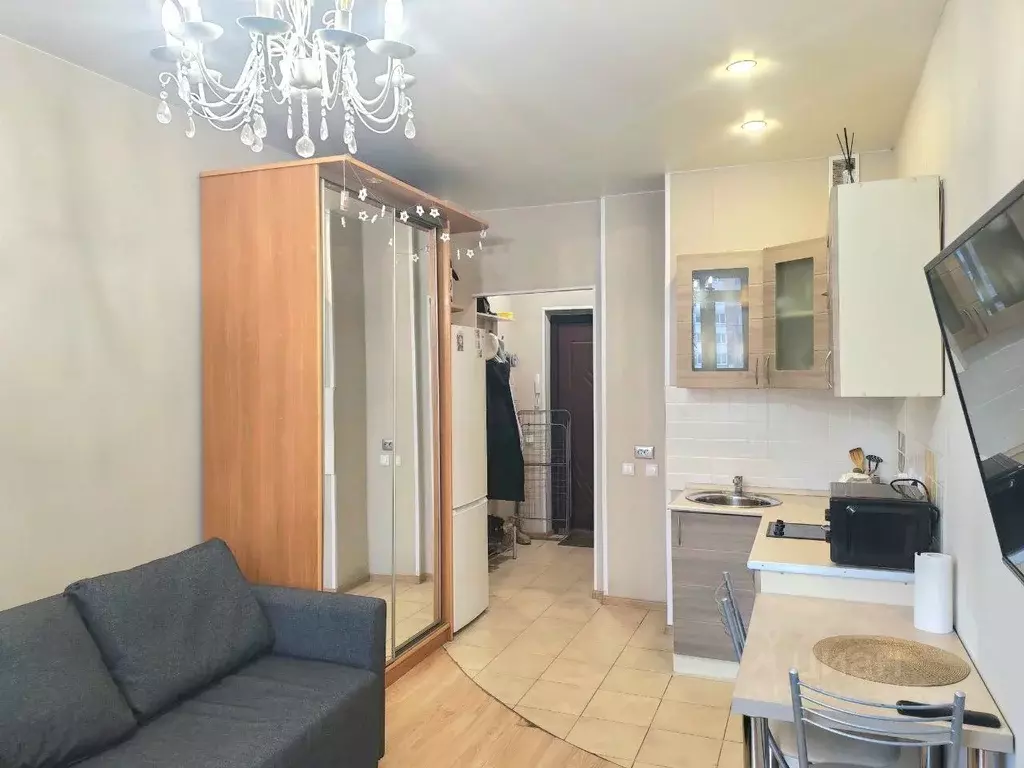 Студия Санкт-Петербург Богатырский просп., 49к1 (23.0 м) - Фото 1