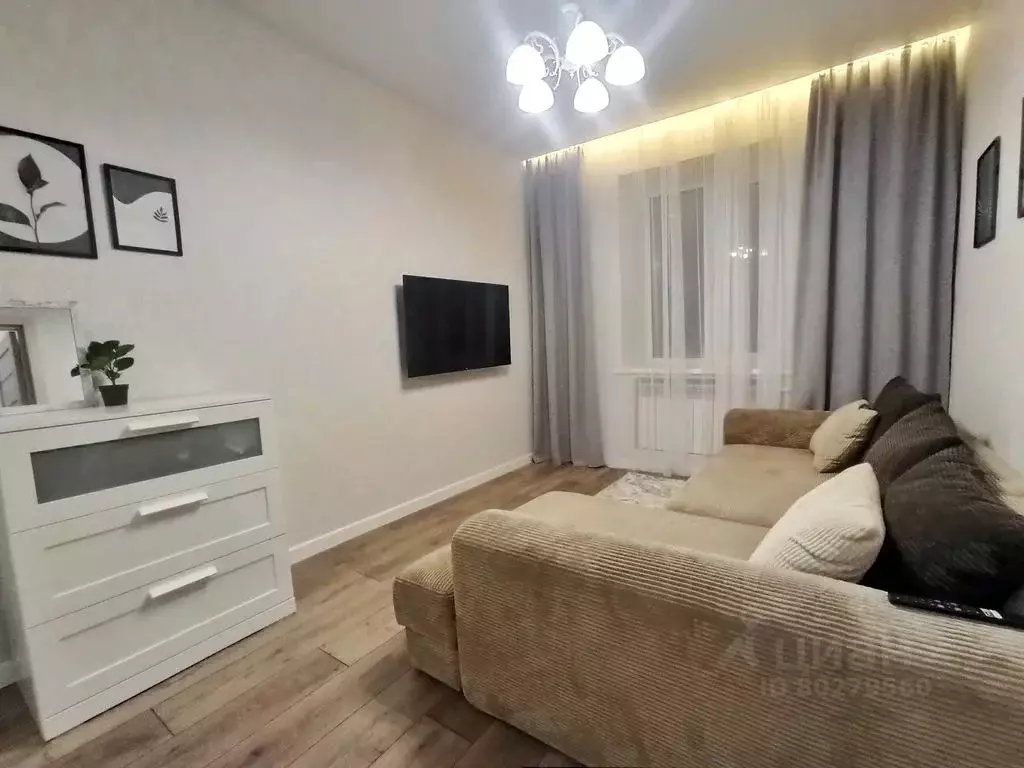 1-к кв. Татарстан, Казань ул. Ахтямова, 18а (37.0 м) - Фото 1