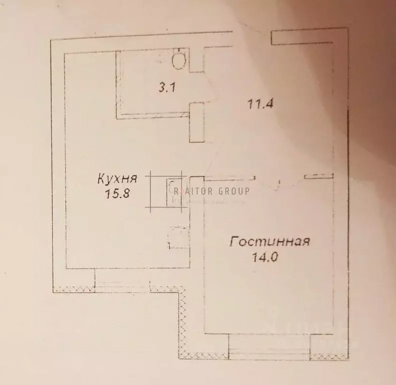 1-к кв. Новосибирская область, Новосибирск ул. Титова, 200 (44.3 м) - Фото 1