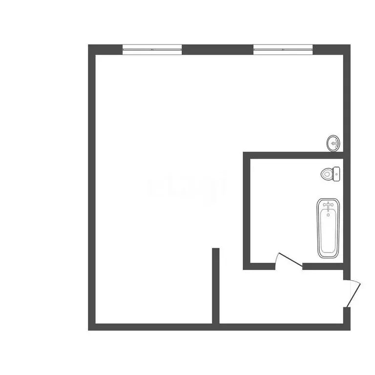 1-комнатная квартира: Новокузнецк, улица Куйбышева, 18 (35.8 м) - Фото 1