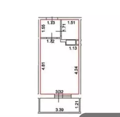 Студия Ленинградская область, Мурино Всеволожский район, бул. ... - Фото 2