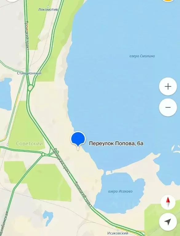 Участок в Челябинская область, Челябинск пос. Смолино, пер. Попова, 6А ... - Фото 1