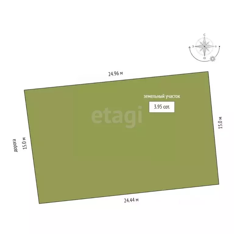 Участок в Ростовская область, Ростов-на-Дону ул. 3-я Яхонтовая (3.95 ... - Фото 2