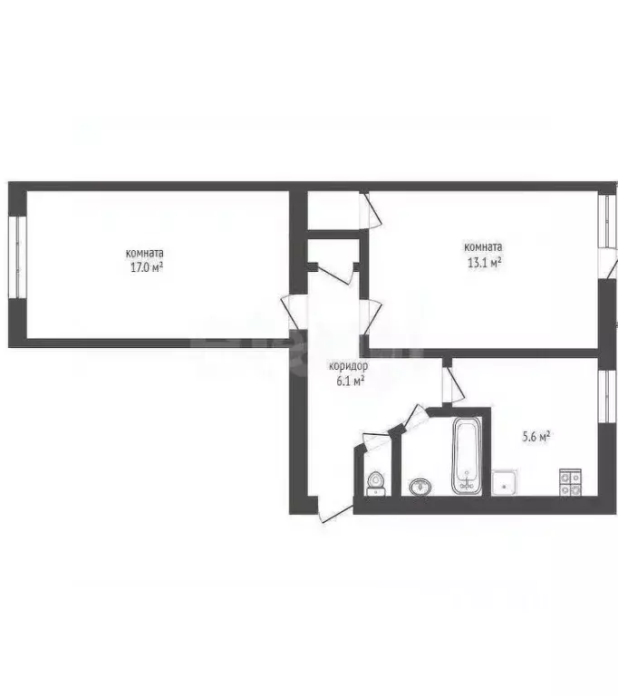 2-к кв. Удмуртия, Ижевск Буммашевская ул., 12 (44.0 м) - Фото 2