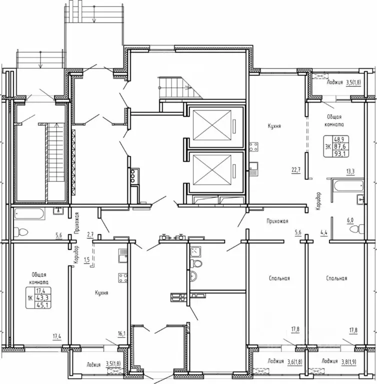 3-к кв. Новосибирская область, Новосибирск Самоцветы жилой комплекс ... - Фото 2