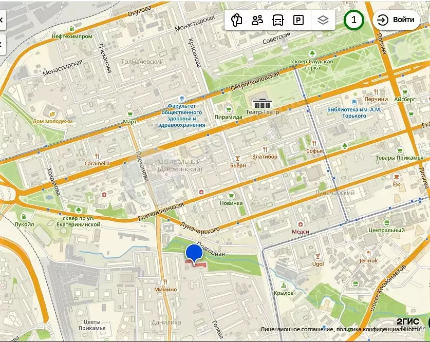 1-к кв. Пермский край, Пермь ул. Голева, 2 (35.0 м) - Фото 2