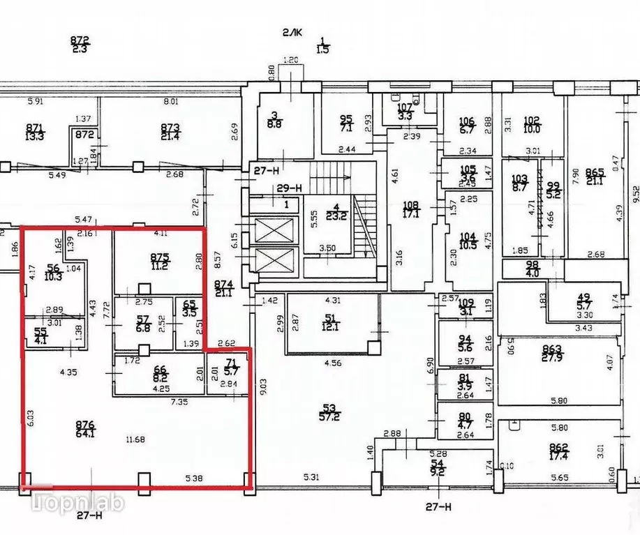 Помещение свободного назначения в Санкт-Петербург Ленинский просп., ... - Фото 1