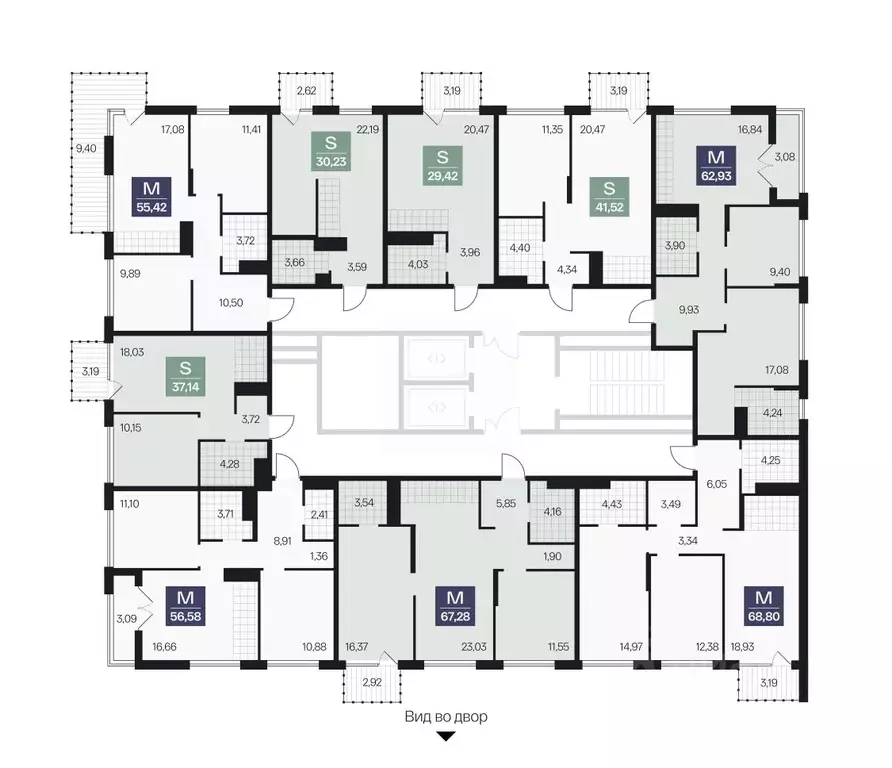 2-к кв. Волгоградская область, Волгоград просп. Имени В.И. Ленина, 59Г ... - Фото 2