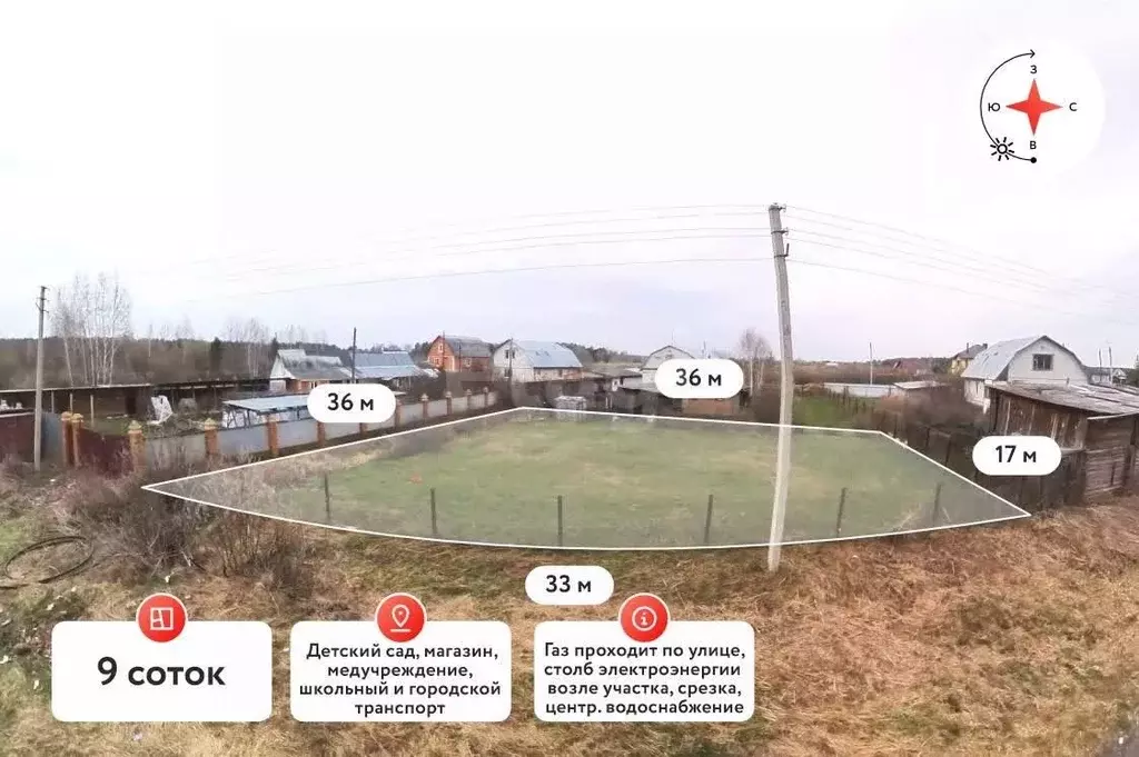 Участок в Тюменская область, Тюменский район, с. Богандинское ... - Фото 0
