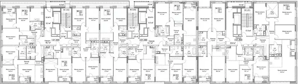 3-к кв. Нижегородская область, Нижний Новгород ул. Максима Горького, ... - Фото 2